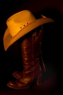 Love the colour on boots; hat brightness reduced